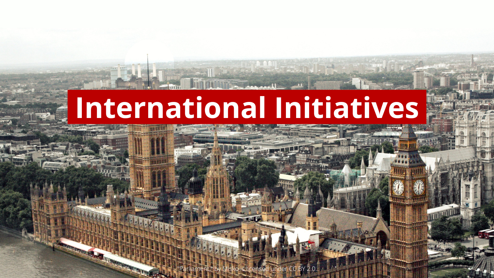 International Initiatives