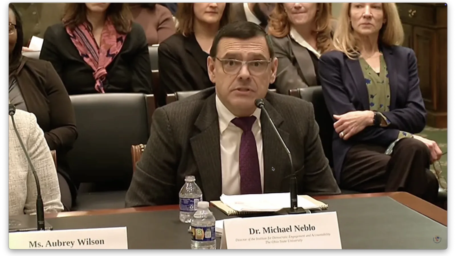 Michael testifying before congress 