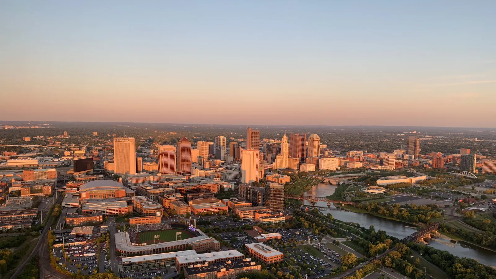 Downtown Columbus, Arena District, Franklinton