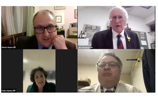 Screenshot from UK Northern Ireland Deliberative Town Hall