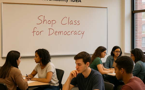 Shop class for democarcy