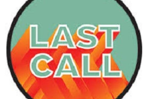 Last Call words that say last call